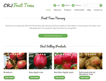 Tablet Screenshot of fruit-trees.com